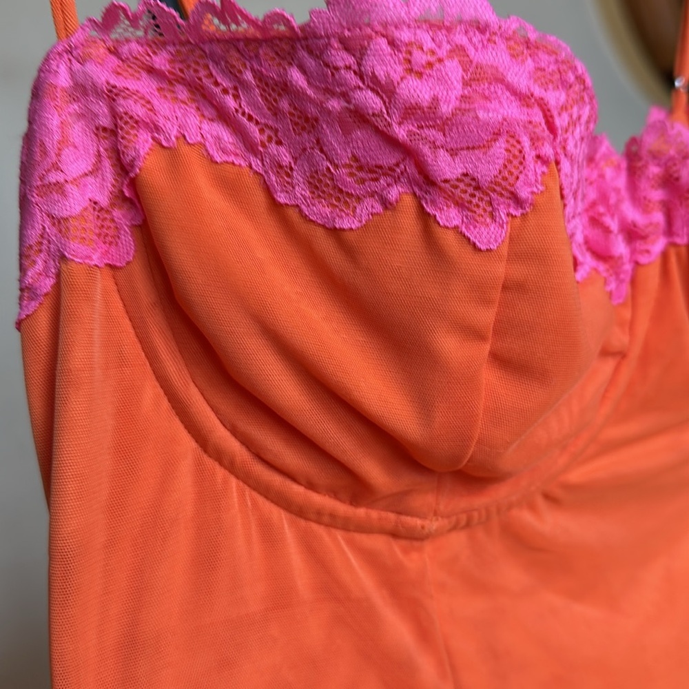 HOUSE OF CB 'Aiza' Flame Orange Maxi Dress NWOT size XL - Picture 12 of 16